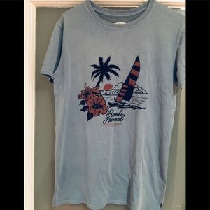 Glacier Blue Youth T-Shirt w/ graphics. Sz: XS